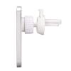 CHICIRIS Magnetic Wireless Car Charger, Fast Charging, 360° Rotation, Metal and Plastic, White view 2