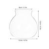 Anneome Moss Plant Terrarium Glass Bottle 135 x 135 cm, Hydroponic Miniature Landscape, No Lid view 2