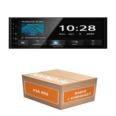 Car Stereo Installation Kit for Kenwood DMX5020BTS Compatible with KIA Rio 2 JB | CarPlay Android Auto
