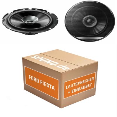 Speaker Installation Kit for Pioneer TS-G1710F, Ford Fiesta MK7 Front, 2-Pack