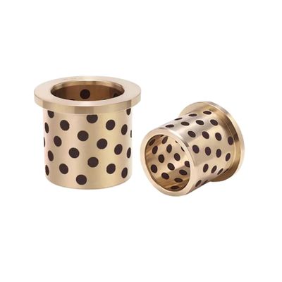 1 Pc. 5 mm ID Flanged Oil-Free Self-Lubricating Graphite-Brass Bearing Bushing, 9 mm OD, Height 10/20, JFB Bushing (JFB0512, 14x2-5x9x12 mm)