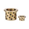 1 Pc. 5 mm ID Flanged Oil-Free Self-Lubricating Graphite-Brass Bearing Bushing, 9 mm OD, Height 10/20, JFB Bushing (JFB0512, 14x2-5x9x12 mm) view 2
