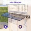 DAWNINGHOMM Door Awning 150 x 200 cm with ABS Brackets, Rain, Snow and UV Protection view 3
