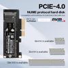 YAODHAOD M.2 NVMe to PCIe X1/X4/X16 Adapter for 2230/2242/2260/2280 M.2 NVMe SSDs, with LED Indicator, PCIe 4.0 Support and Backward Compatibility (PCIe X4) view 4