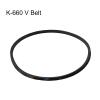Helilyco K660 Triangle V-Belt for Drills and Industrial Agricultural Equipment, 66 cm x 8 mm x 6 mm, Black view 4