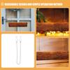 24 Stainless Steel Hanging Chains with Hooks for Plant Baskets view 3