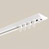 Ultra-Thin Ceiling Curtain Track System with Quiet Design and Accessories, 480 cm view 1