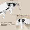 Ultra-Thin Ceiling Curtain Track System with Quiet Design and Accessories, 480 cm view 2