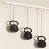 Ultra-Thin Ceiling Curtain Track System with Quiet Design and Accessories, 480 cm view 4