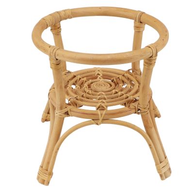 Fabater Plant Stand, Stylish Rattan Stand with 23.9 cm Diameter for Garden or Balcony