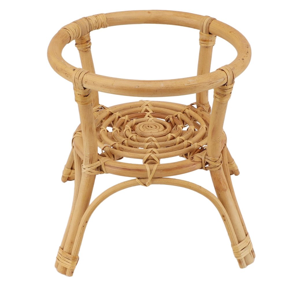 Fabater Plant Stand, Stylish Rattan Stand with 23.9 cm Diameter for Garden or Balcony