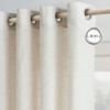 PONY DANCE Linen Curtains, 300 cm, Living Room, Semi-Sheer view 4