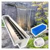 Stainless Steel Pond Waterfall Spillway Kit, Wall-Mount Water Feature view 1