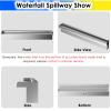 Stainless Steel Pond Waterfall Spillway Kit, Wall-Mount Water Feature view 4