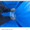 Generic PVC Canvas Fish Pond with Steel Frame and Drain Valve, Blue, 1 x 1 x 0.8 m view 3