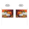 Three Autumn Pumpkins White and Orange Mini Hand Flags, 10-Pack view 3