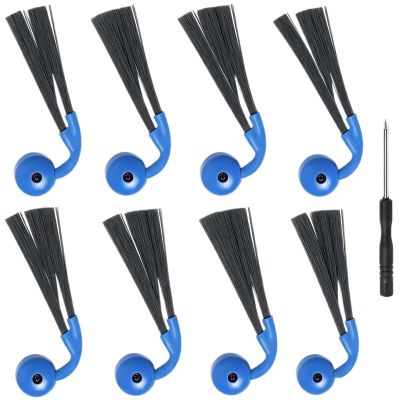 Yurefax 8 Replacement Nylon Side Brushes for Ecovacs X9 Pro Omni