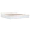 Refined White Solid Pine Bed with Drawers, 180 x 200 cm view 4