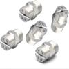 Flat Fan Nozzles, 5-Pack, Stainless Steel High-Pressure Washer Nozzles (1/8", 1.8 mm Orifice) view 1