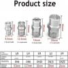 Flat Fan Nozzles, 5-Pack, Stainless Steel High-Pressure Washer Nozzles (1/8", 1.8 mm Orifice) view 2