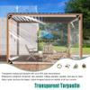 Transparent Tarp with Grommets, 390 x 750 cm, Waterproof and UV-Stabilized view 3