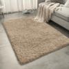 QENHYUN Modern Extra-Soft High-Pile Rug, 130 x 150 cm, Camel view 2
