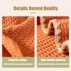 HWHHDQL Bed Runner, Bed Throw, Soft Bedding Protector, Orange, 130 x 240 cm (for 1.8 m Bed) view 3