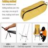 IWENZHKPA Folding Camping Chair with High Backrest, Yellow view 4