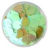 Loose Holographic Sew-On Sequins, Flat Round PVC, Multicolor, 20 mm, 10 g, 90 Pieces view 1