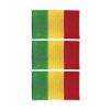 3-Piece Guinea Flag Patch Set, 7 × 4 cm Embroidered Iron-On/Sew-On Patches view 1