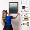 Bildershop-24 Valencia Puzzle Frame, Anthracite Steel, 75 x 99 cm / 99 x 75 cm, approx. 1,500–2,000 pieces, Anti-Glare view 3
