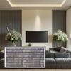 3D PVC Wall Panels, Slat Look, 1–20 Panels, Grey Granite Slats view 1