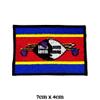 3-Piece Eswatini Flag Patch Set, 7 × 4 cm, Iron-On or Sew-On view 2