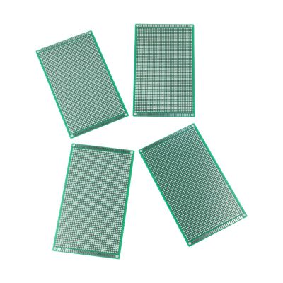 Violiica 9 x 15 cm Double-Sided Prototype Boards, 2.54 mm Pitch, Green, 4-Pack