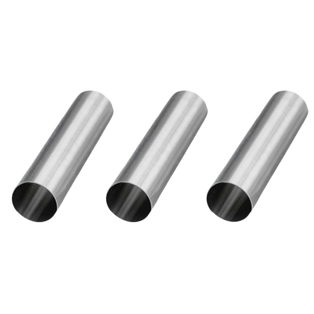 Stainless Steel Capillary Tube, 3-Pack, Straight 304 Stainless Steel Tubes, 100 mm, 250, Various Sizes (250 × 34 × 1.5 mm)