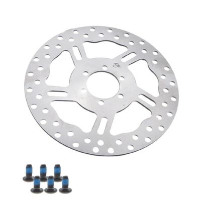 Violiica Fr Rotor Brake Disc, 160 mm / 170 mm, 6-Bolt, 3 mm Reinforced Carbon Steel, for E-Bikes, Electric Scooters and Electric Motorcycles
