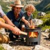 Wood-Burning Stove with Portable Cookware and Handle view 3