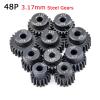 48P Steel Spur Gear Motor Pinion, 16T–25T, for 1/10 Cars, 3.175 mm Bore (1 pc, 15T) view 2