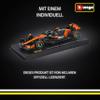 Bburago McLaren F1 MCL39 2025 #81 Piastri Diecast Model Car, 1:43 Scale, with Display Case and Base view 3