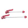 Bicycle Quick-Release Skewers, Stainless Steel, Front and Rear Hubs, BMX, Road, Lightweight, Portable (Red) view 3
