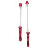 Bicycle Quick-Release Skewers, Stainless Steel, Front and Rear Hubs, BMX, Road, Lightweight, Portable (Red) view 4