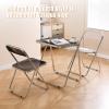 TAO ONE Folding Acrylic Side Table, Black view 4