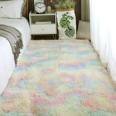 GOUSANG Shaggy Rug 160 x 270 cm, Soft High-Pile Indoor Rug, Multicolor