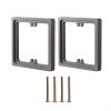 10 mm Spacer for Single-Gang Outlet, 2-Pack, Gray view 1