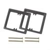 10 mm Spacer for Single-Gang Outlet, 2-Pack, Gray view 3