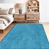 WRUIJIO Shaggy Area Rug 280 x 310 cm, Soft Plush Washable Rug, Blue view 2