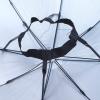 Cryfokt Waterproof Foldable Umbrella Hat, Light Blue view 3