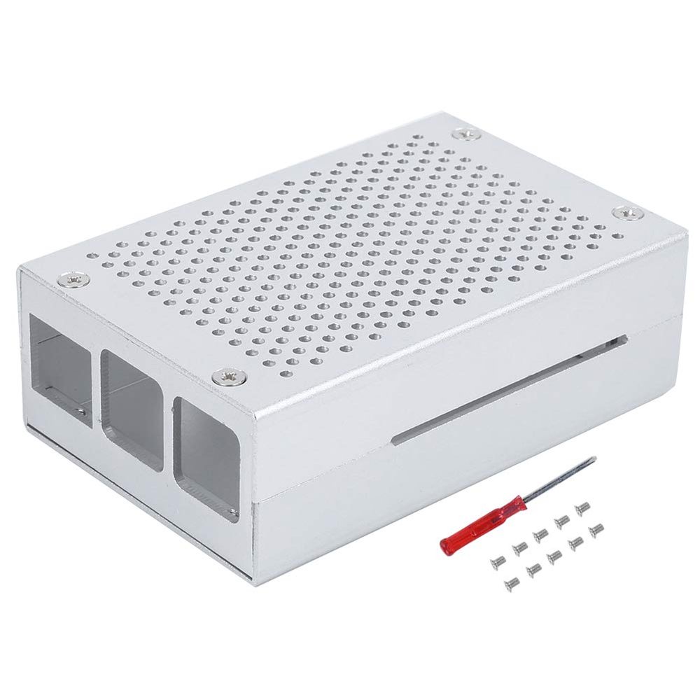 3 Model B+ Metal Case, Aluminum Alloy Enclosure, Heatsink, Chassis, Motherboard Parts