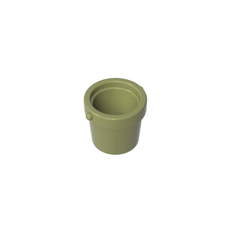GDS-M245 Compatible with LEGO 95343 Props, Bucket, Olive Green, 50 pcs.
