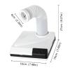 SenhE 60W Dental Polishing Dust Collector with 360° Suction, Fan and LED Telescopic Tube view 2